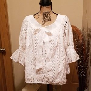 🌺🌺New ANA lined eyelet top🌺🌺